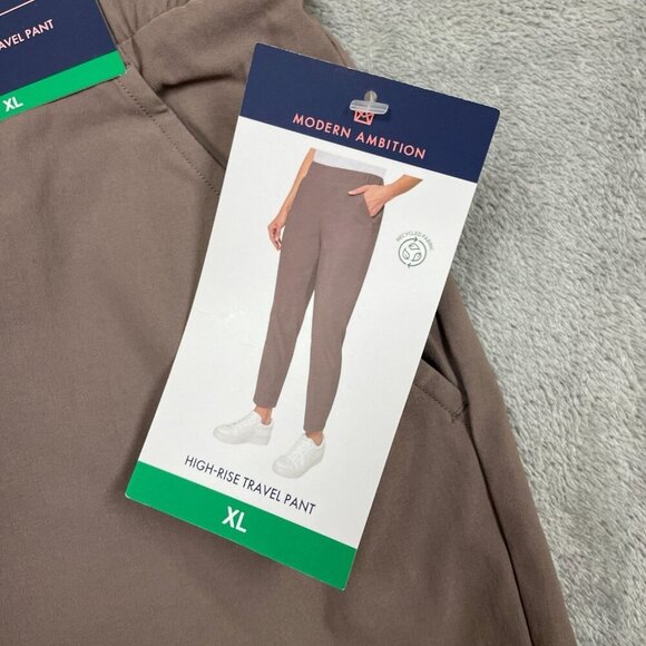 Modern Ambition High-Rise Travel Pant XL Recycled Nylon Blend Womens NWT 6546 - Picture 4 of 11
